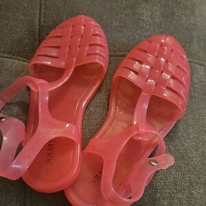 Women's Pink Jelly Sandals